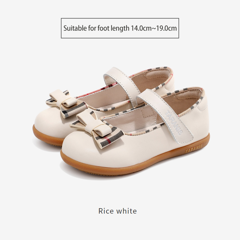 TARANISkids Spring Bowknot Soft Sole Princess Shoes