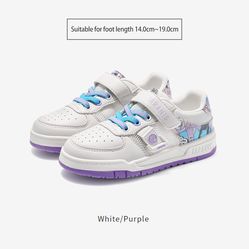 TARANISkids 2023 Spring Graffiti Soft Sole Low Top Sneakers