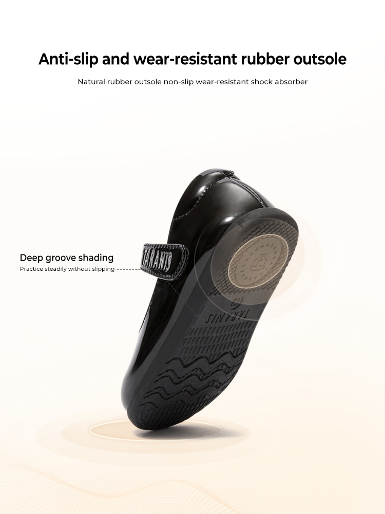 TARANISkids Heart Princess Soft Sole Non-slip Casual Leather Shoes