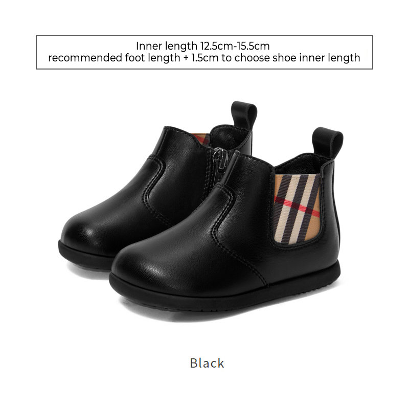 TARANISkids Autumn Soft Sole Non-slip Genuine Leather Boots