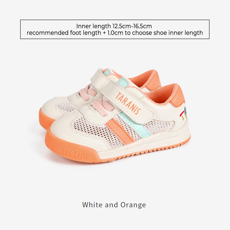 TARANISkids Spring and Autumn Girls Baby Shoes Baby Functional Shoes Children's Bakery Shoes Net Shoes