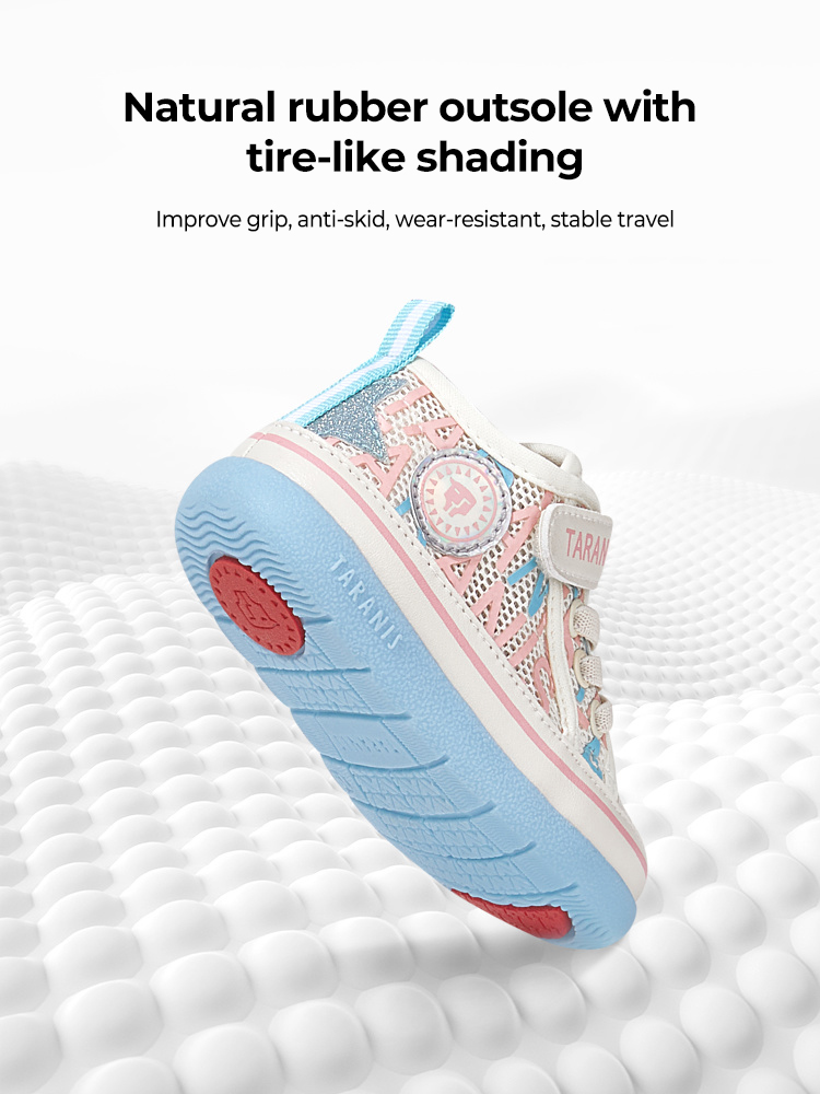 TARANISkids Summer New Toddler Shoes Rubber Soft Sole Comfortable Sports Shoes Mesh Breathable
