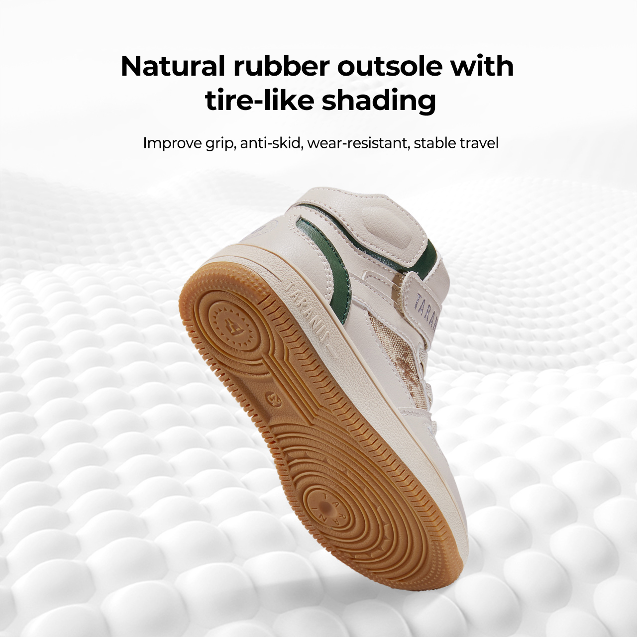 TARANISkids Spring New Non-slip Soft Sole High Top Ankle Support Child