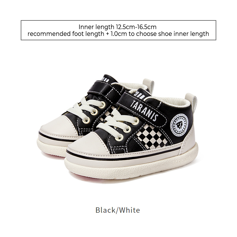 TARANISkids 2022 Autumn New Girls Middle And High Top Casual Retro Non