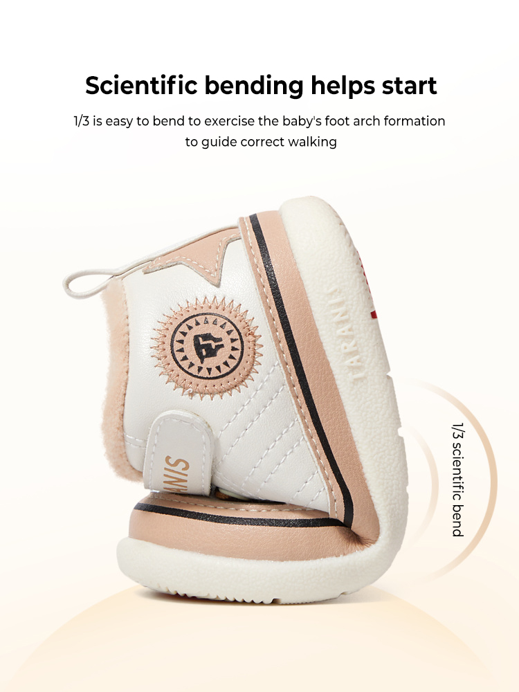 TARANISKids Baby Toddler Soft Sole Warm Fleece Shoes