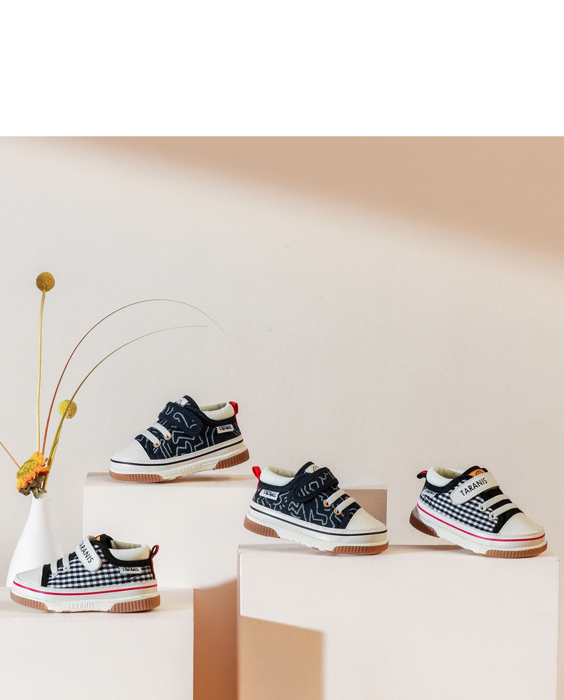 TARANISkids Baby Soft Bottom Toddler Shoes 