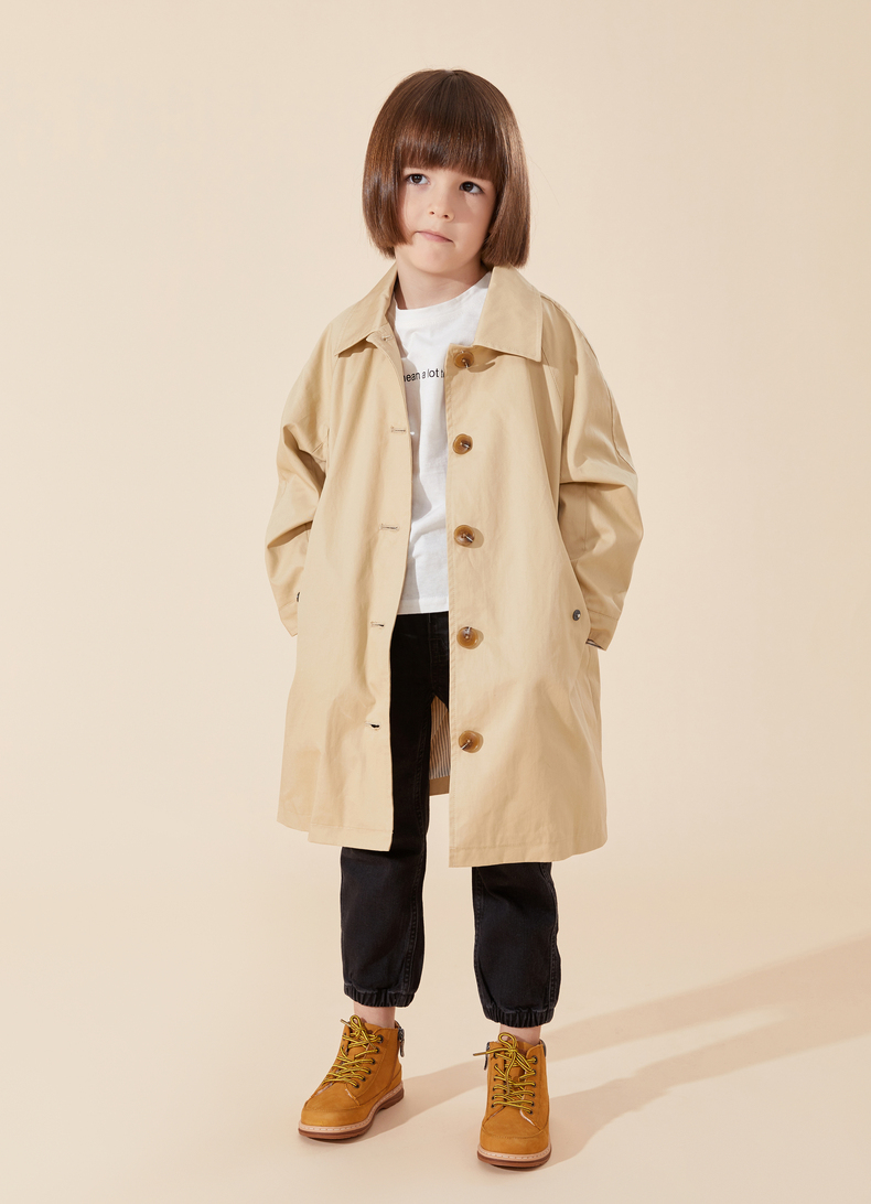 TARANIS Winter new boy's shoes small yellow boots children's cowhide boots Martin boots soft bottom baby ankle boots