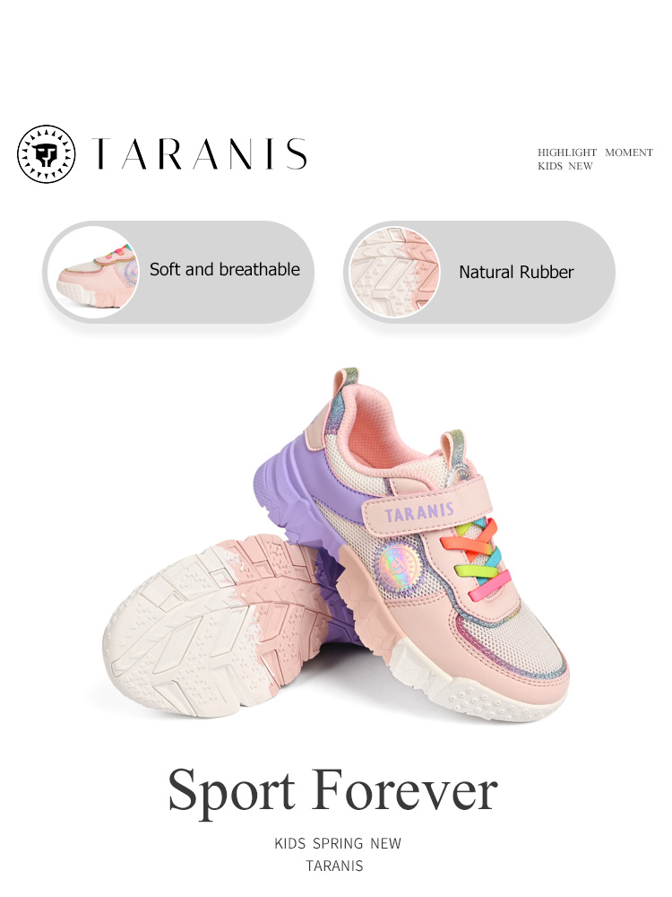 TARANISkids Spring 2022 New Breathable Running Shoes 
