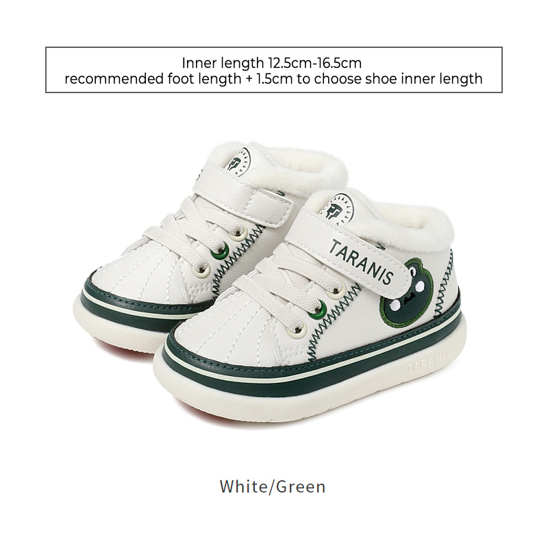 TARANISkids Winter Fleece Soft Bottom Baby Shoes