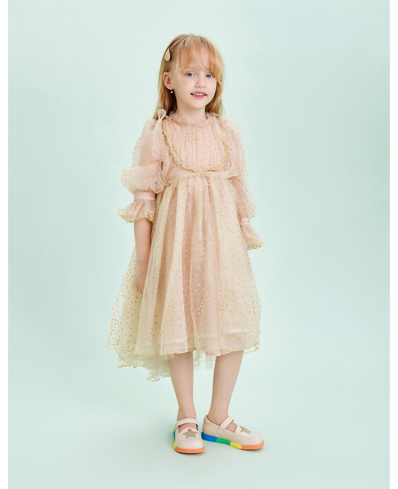 TARANIS Spring New Girls Shoes Princess Small Shoes Children Single Shoes Children Rainbow Soft Soles Show Shoes