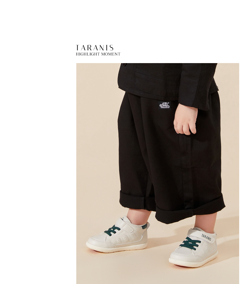 TARANIS Winter new children's shoes toddler shoes boys baby soft soles small white shoes girls warm sweat sports shoes