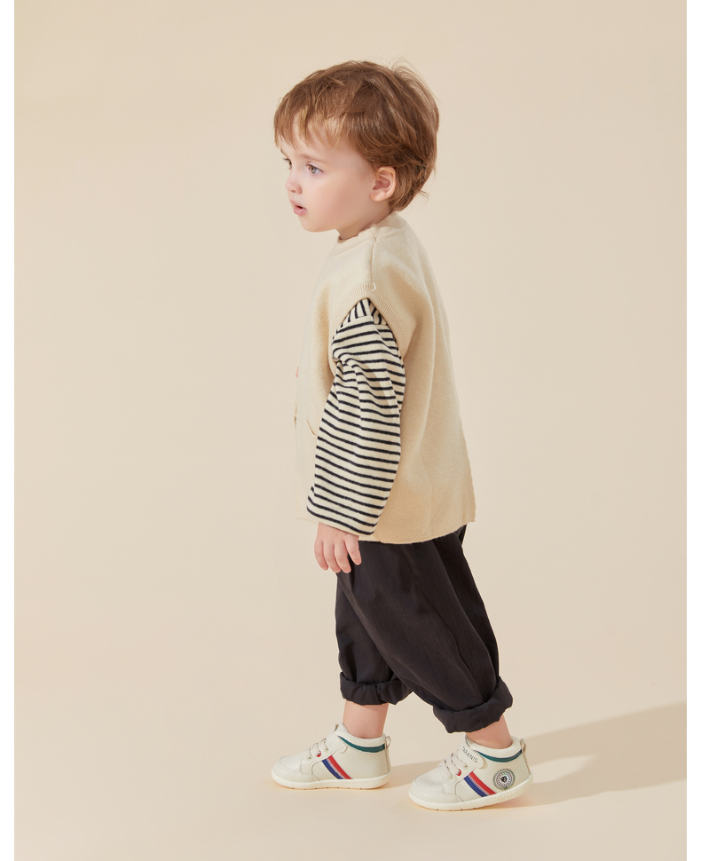 TARANIS Winter new toddler shoes for children shoes for boys and babies with fleece soft soles small white shoes for girls sports shoes