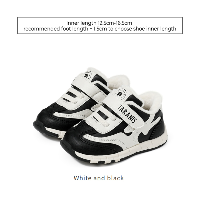 TARANISKids Winter Baby Shoes Fleece Warm Soft Sole Functional Shoes