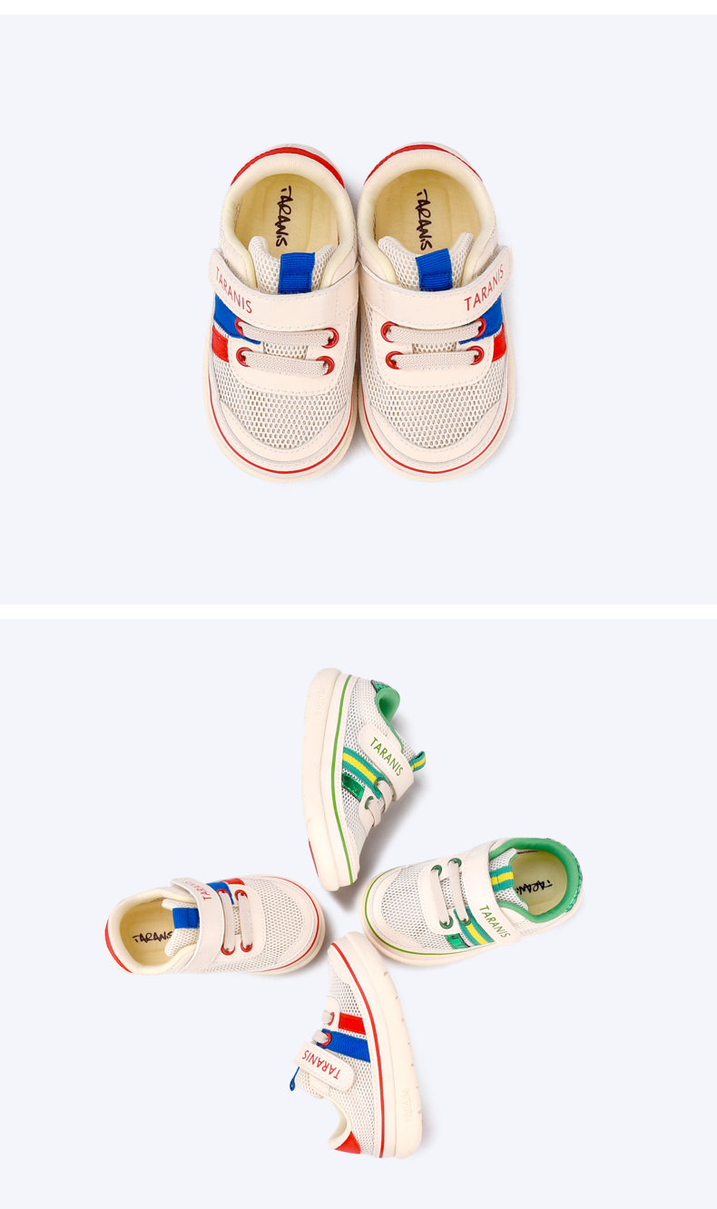 TARANIS Spring and Autumn 2021 new boys breathable toddler shoes for girls baby non-slip soft soles functional shoes