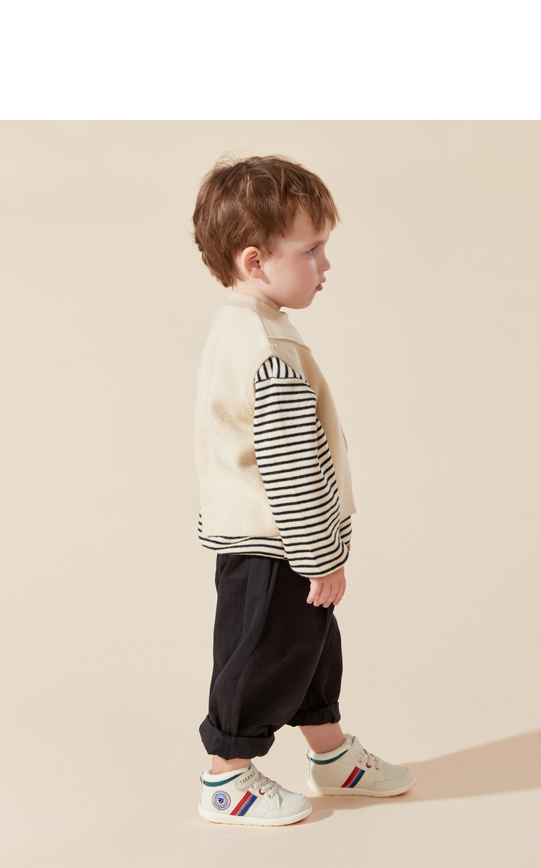 TARANIS Winter new toddler shoes for children shoes for boys and babies with fleece soft soles small white shoes for girls sports shoes