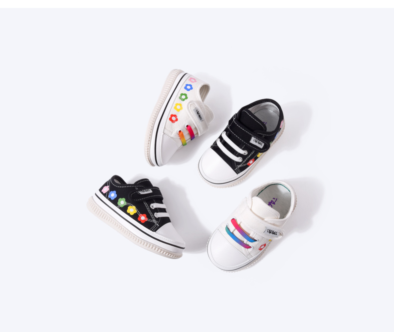 TARANIS The baby is called shoe girl's shoe new style canvas shoe boy's baby soft soled toddler