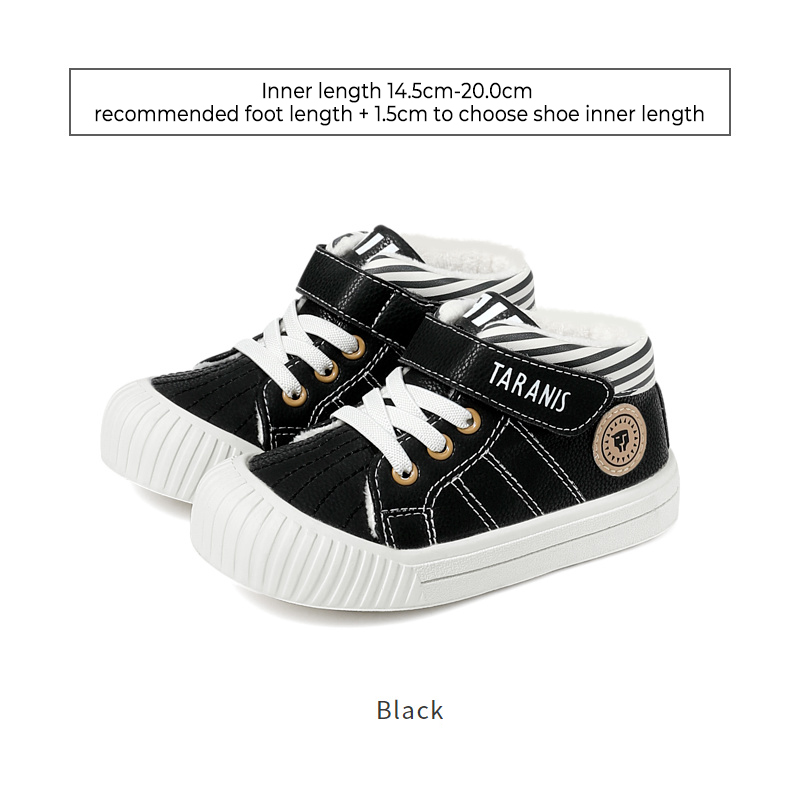 TARANISkids Kindergarten Indoor Fleece Warm Board Shoes Anti-kick Children's Shoes