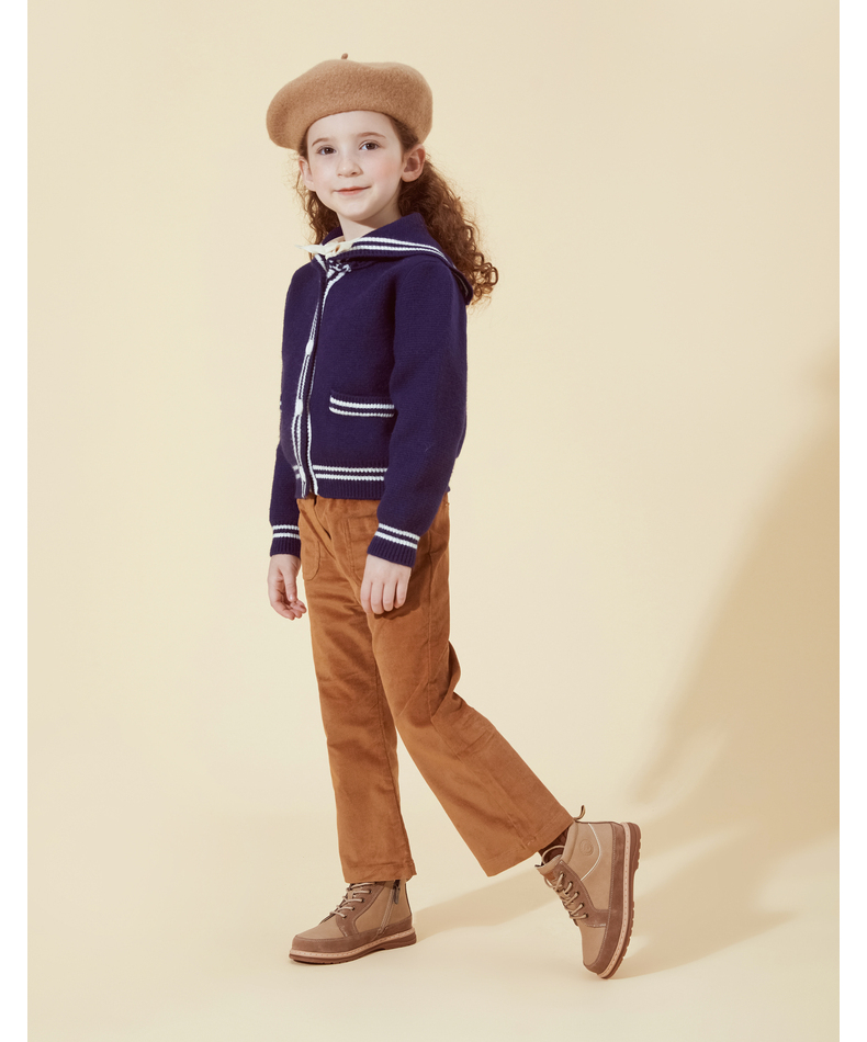 TARANIS Autumn new boy Martin boots ankle boots middle tube children's boots runway boots non slip soft sole children's single boot