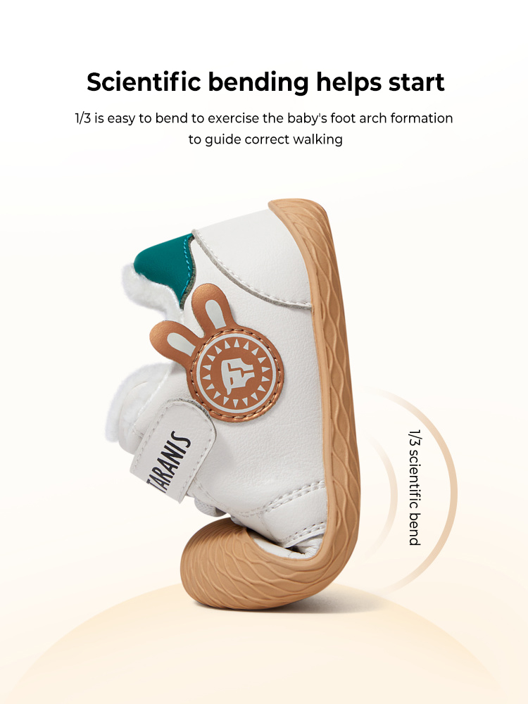 TARANISkids 2022 Winter New Baby Soft Bottom Baotou Indoor Shoes