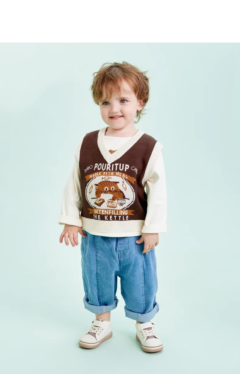 TARANIS 211 spring new children's shoes baby toddler shoes men's baby canvas shoes girls breathable sports shoes