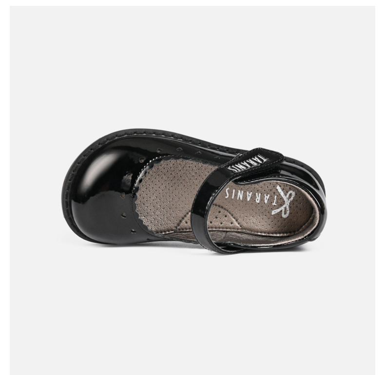 TARANIS Spring new girls shoes children's princess shoes black retro single shoes school performance shoes small shoes