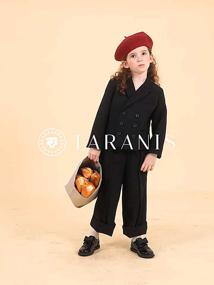 TARANIS Autumn girl leather shoes retro bow princess shoes soft soled real leather shoes children show single shoes