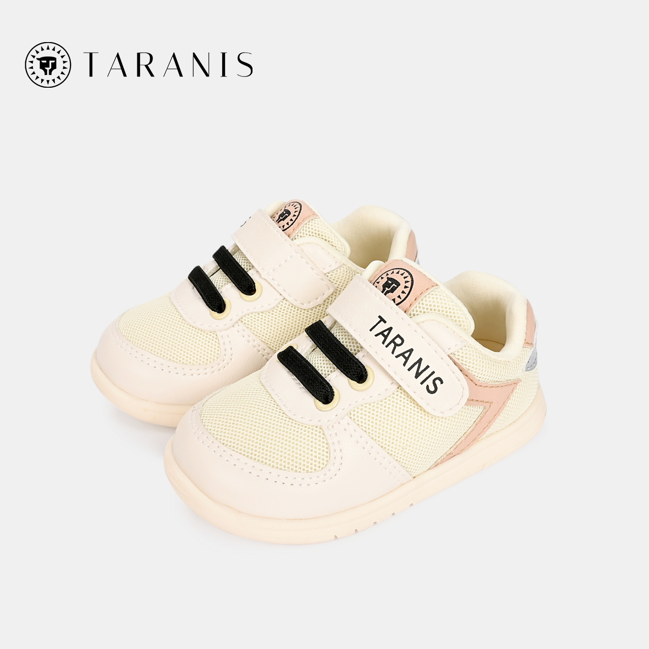 TARANIS Spring New Children's Shoes Baby Toddler Shoes Boys Baby Soft Sole Sneakers Breathable Function Small White Shoes