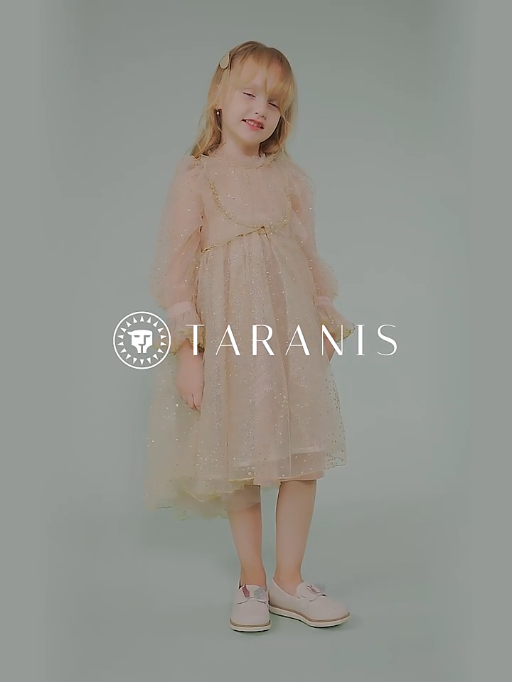 TARANIS Spring new girl shoes baby girl bow princess shoes children's single shoe soft soled shoes