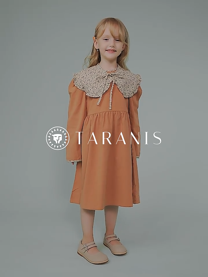 TARANIS Spring New Girls' Shoes Princess Round Head Children's Single Shoes Soft Soles Retro Children's Performance Shoes