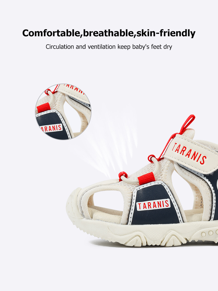 TARANISkids Summer New Soft Bottom Covered Head Functional Sandals