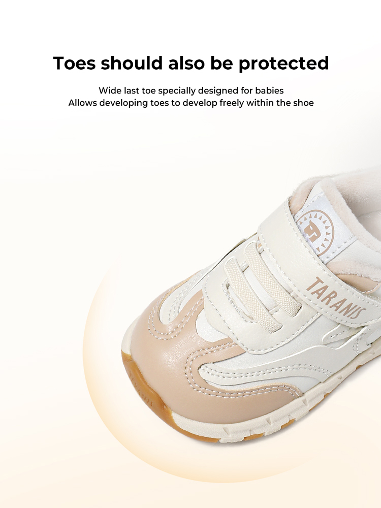 TARANISKids Winter Baby Shoes Fleece Warm Soft Sole Functional Shoes