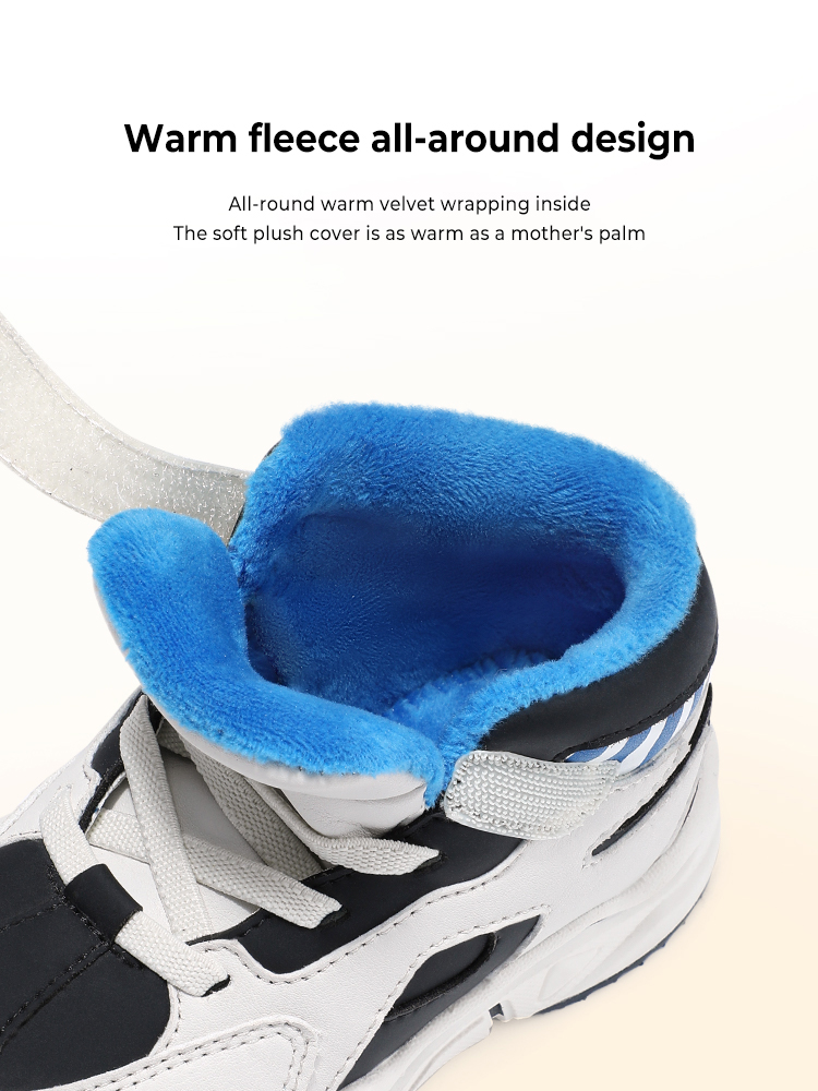 TARANISkids Winter New Fleece Warm Soft-soled High-top Shoes
