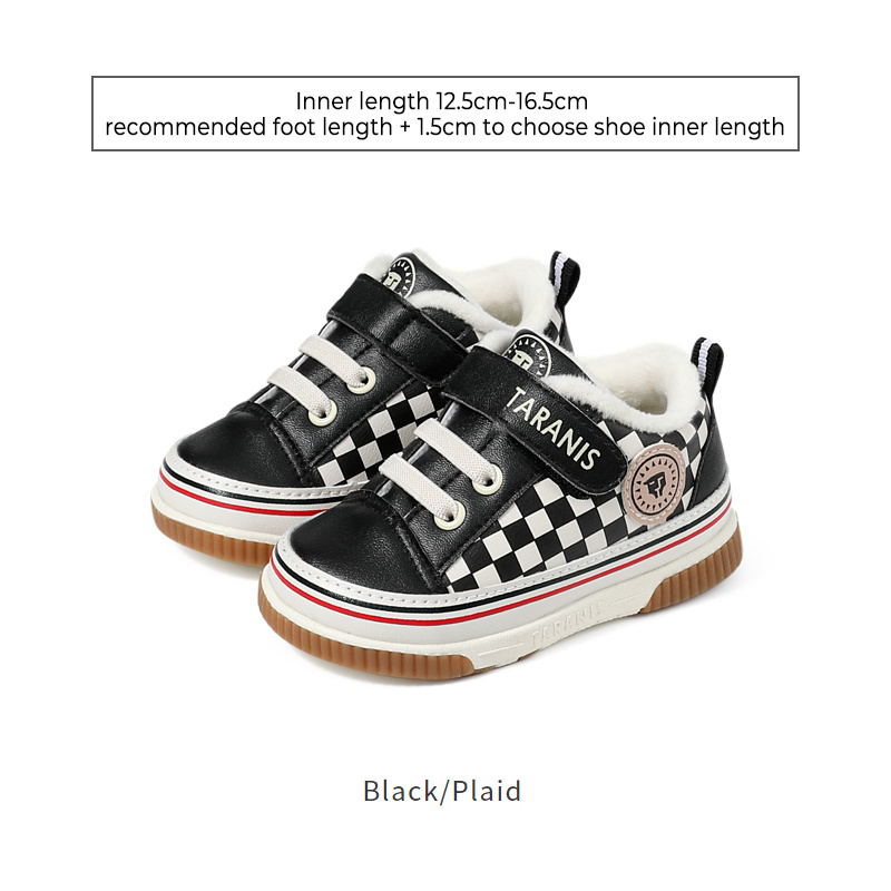 TARANISkids Winter Plus Fleece Warm Baby Screaming Shoes