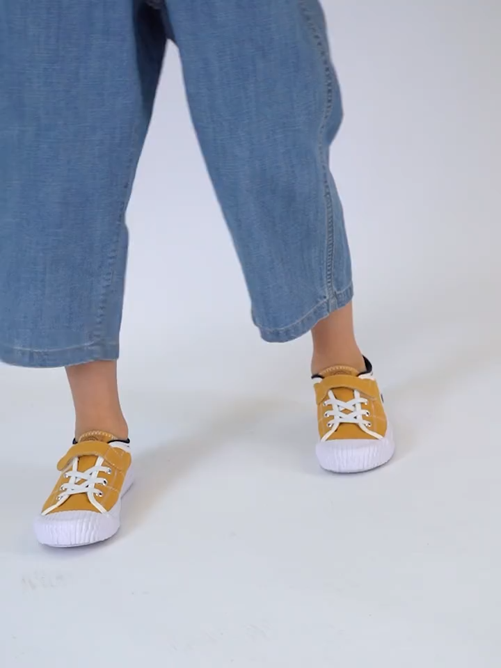 TARANIS Autumn counter with children's canvas shoes fashion versatile cotton board shoes boys and girls biscuit shoes