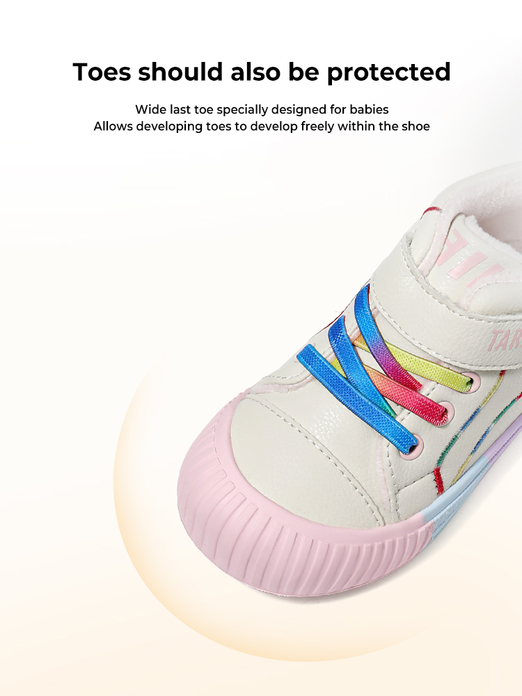 TARANISkids Winter New Fleece Warm Gradient Anti-kick School Shoes