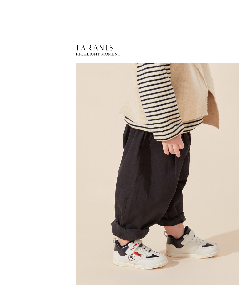 TARANIS Winter new walking shoes boys' shoes girls' shoes children's sports shoes soft soles and fleece board shoes