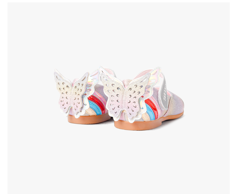 TARANIS Autumn western style children's small shoes show crystal princess shoes non-slip soft sole single shoes