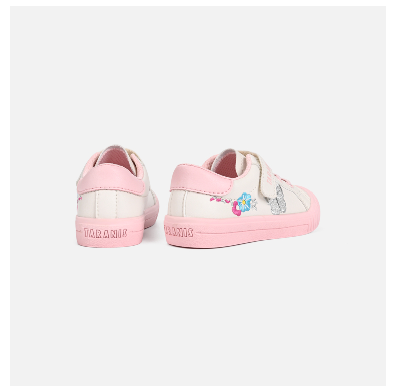 TARANIS Spring New Girls Shoes Kindergarten Indoor Shoes Children Sports Shoes Soft Sole Children Leisure Board Shoes