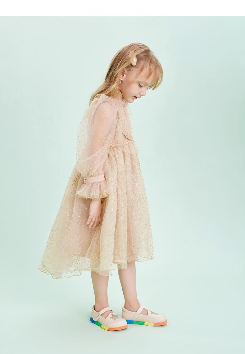 TARANIS Spring New Girls Shoes Princess Small Shoes Children Single Shoes Children Rainbow Soft Soles Show Shoes