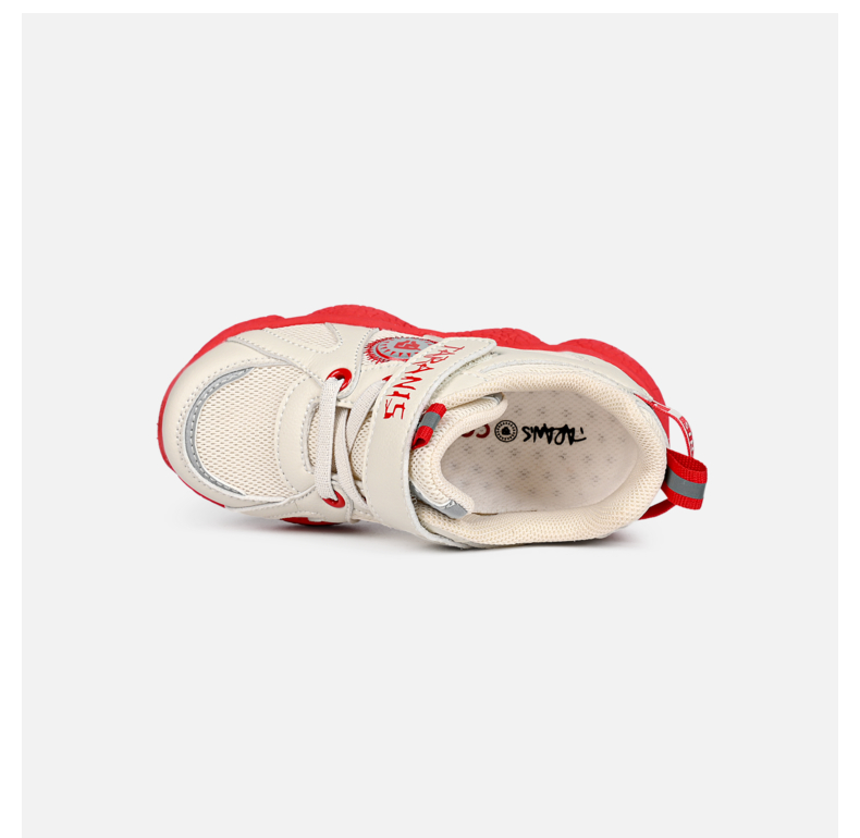 TARANIS Spring New Boys Shoes Color Net Surface Children's Sports Shoes Children's Soft Bottom Running Basketball Shoes
