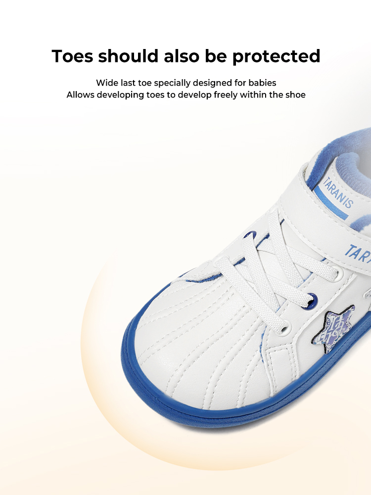 TARANISkids Winter New Children's Shoes Plus Velvet Warm Board Shoes Boys Casual Shoes Girls Non-slip Soft Bottom Sports Shoes