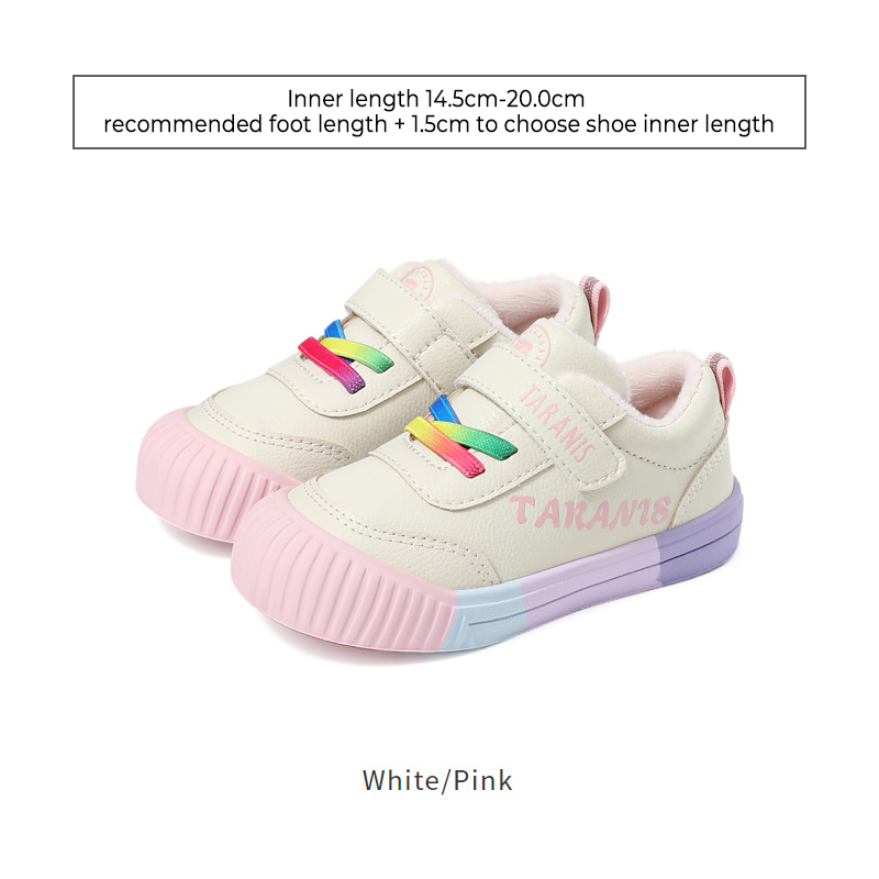 TARANISkids Winter New Fleece Warm Board Shoes Kindergarten Indoor Shoes