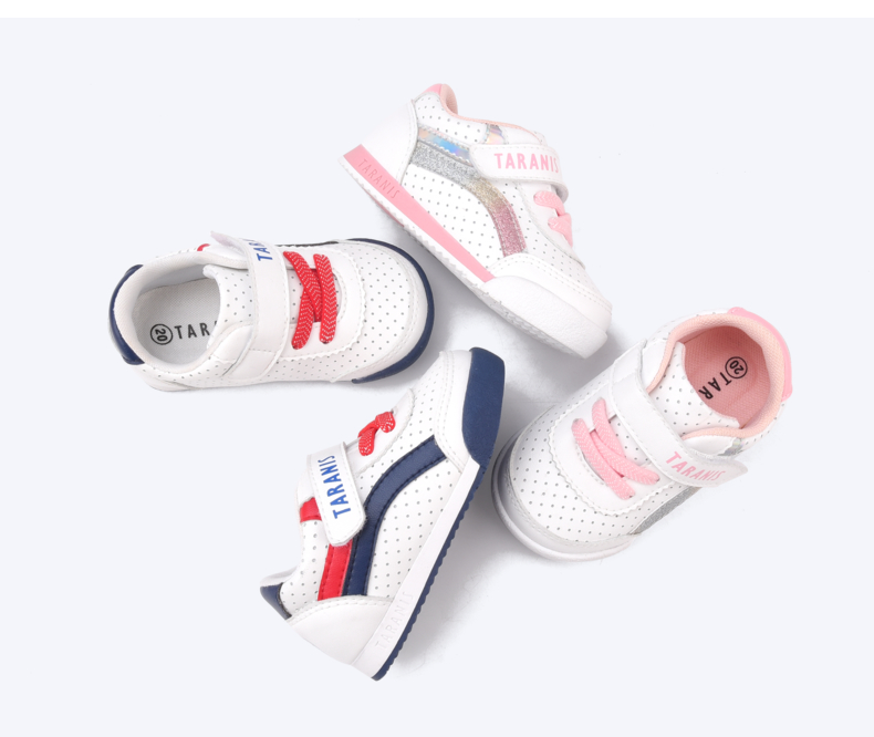 TARANIS Autumn new children's shoes boys baby toddler shoes soft soles non-slip shoes breathable girls bread shoes