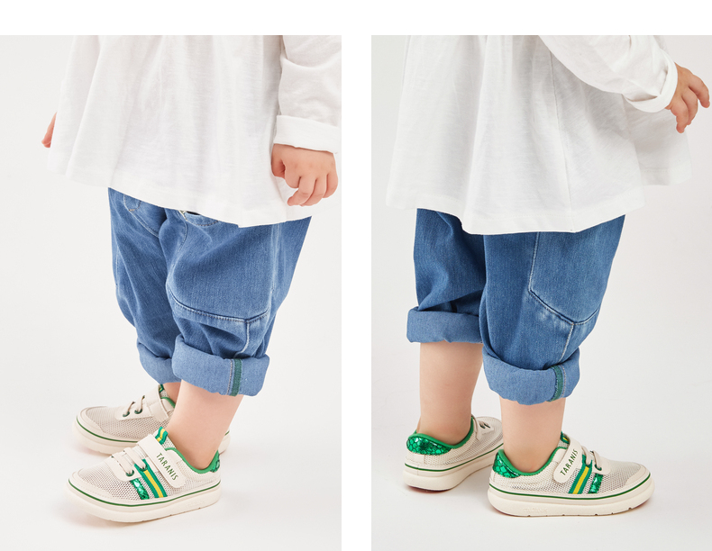 TARANIS Spring and Autumn 2021 new boys breathable toddler shoes for girls baby non-slip soft soles functional shoes