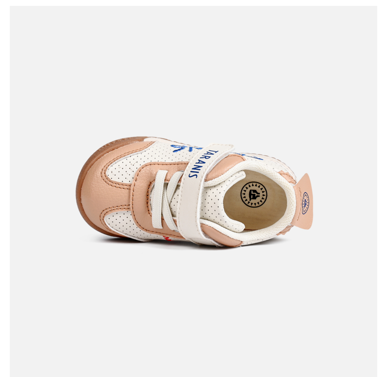 TARANIS Spring new children's shoes boys soft bottom toddler shoes breathable punch functional shoes children's bread shoes