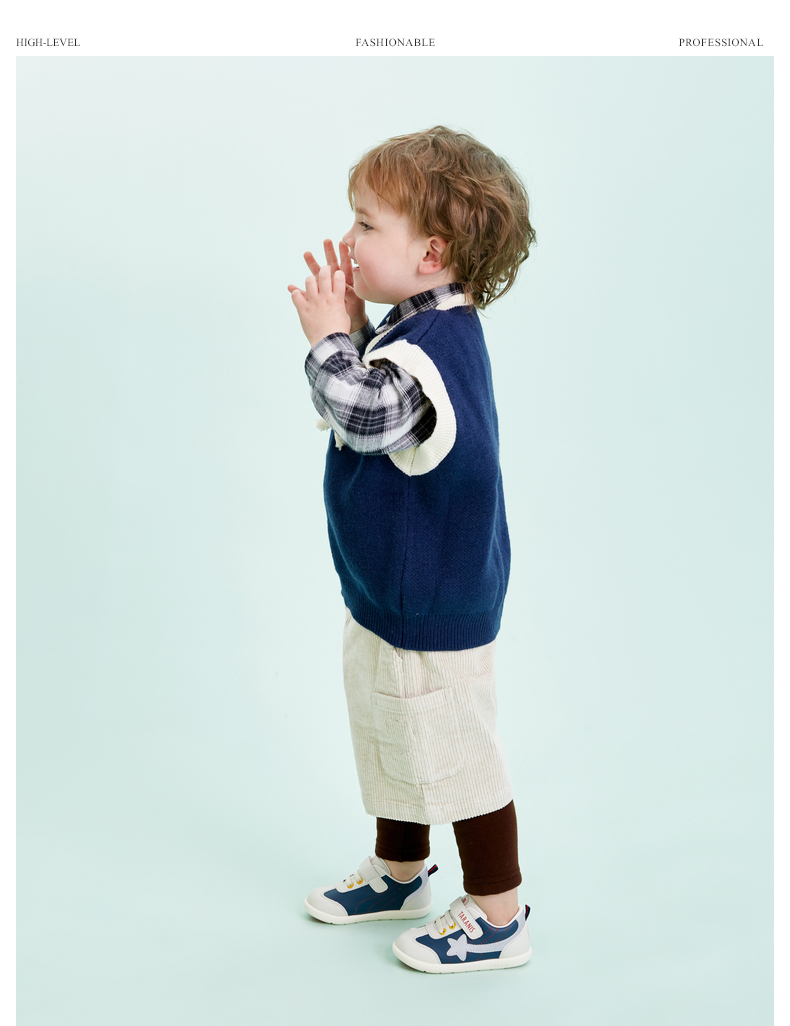 TARANIS Spring new children's shoes boys anti slip soft sole functional shoes walking shoes girls baby breathable sports shoes