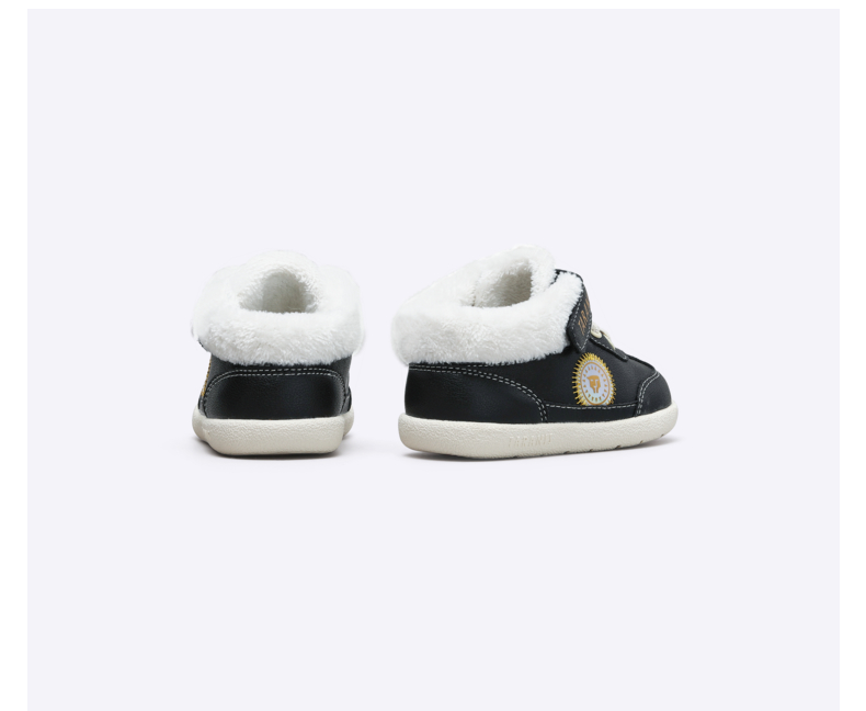 TARANIS Winter new shoes for boys and girls baby cotton shoes and soft soft shoes soft winter shoes white shoes