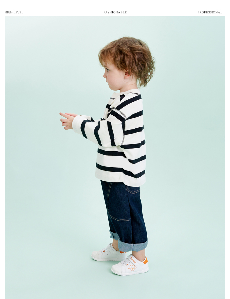 TARANIS Spring new children's shoes boys breathable little white shoes toddler shoes women baby non-slip soft sole functional shoes