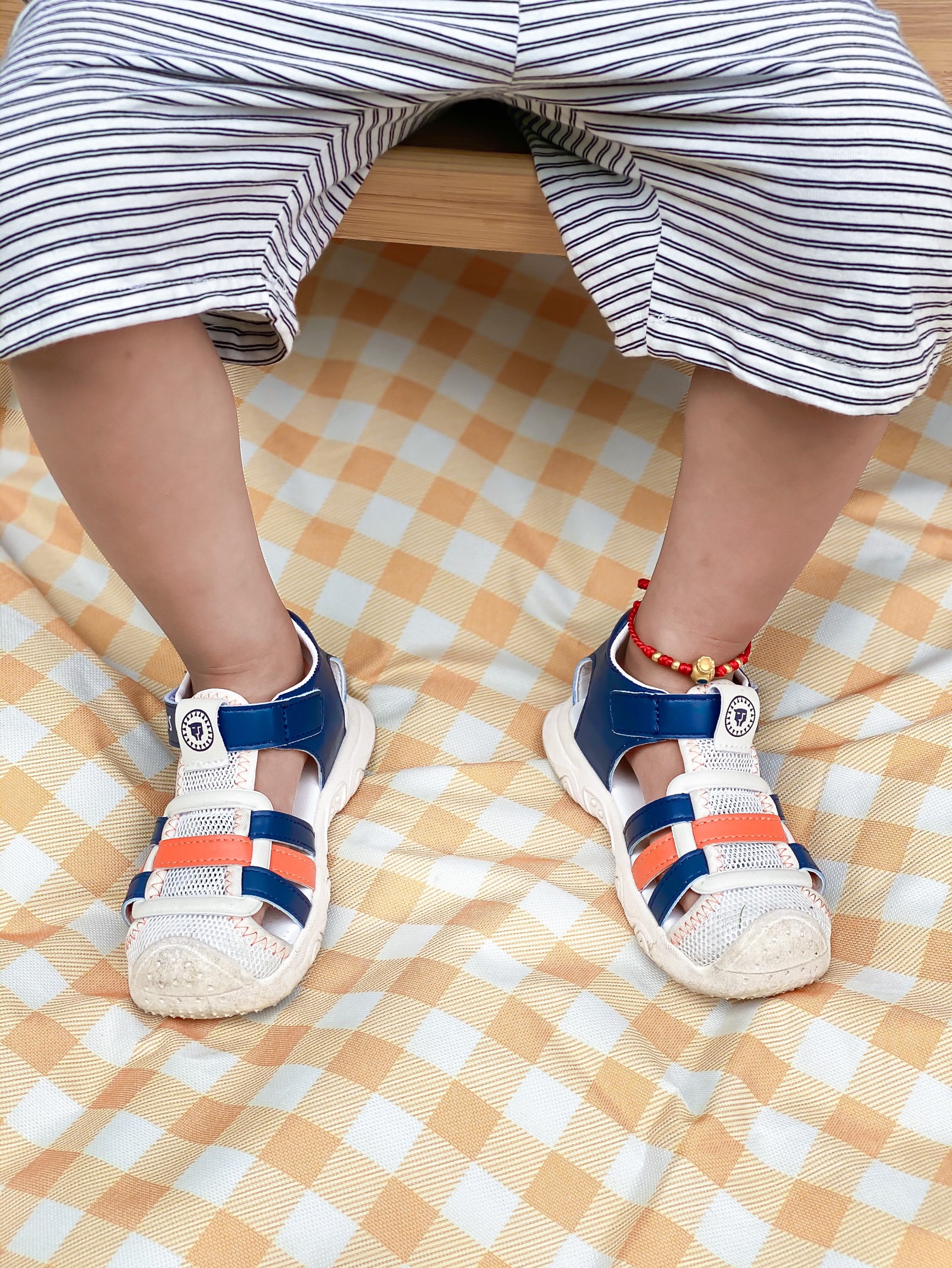 TARANIS Sandal summer baby baotun children's shoes breathable boys and girls babies functional shoes non-slip soft bottom net shoes