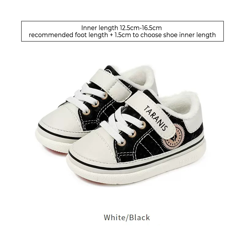 TARANISkids Winter New Warm Girl's Sports Shoes Toddler Shoes Soft Bottom Non-slip Functional Shoes